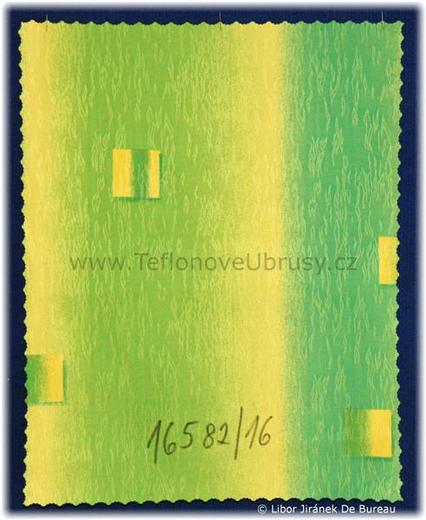 Ubrus zeleno-žlutý kruh 120cm