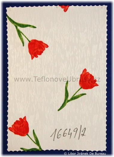 Ubrus červený tulipán TC11649-2