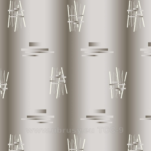 Ubrus šedobílá duha TCC-9 (skladem)